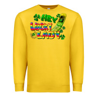 Lemon Hey lucky lady flip phone Premium Sweatshirt - FaDigitalArtStudio