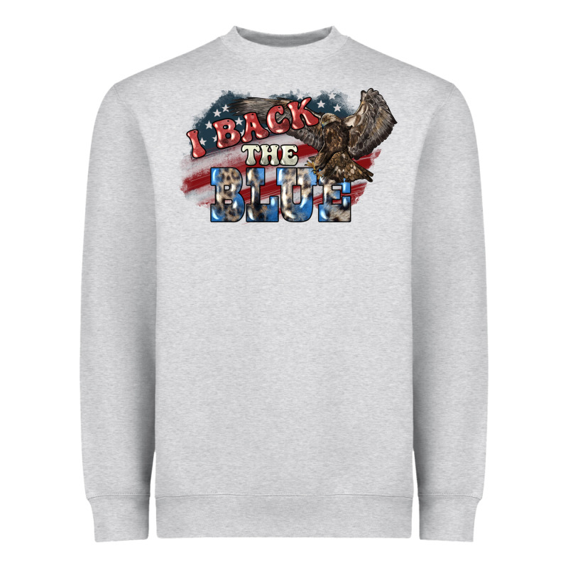 I Back To Blue Eagle 4th Of July Heavyweight Sweatshirt by HowdyJamesFarm | Teevron