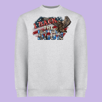 I Back To Blue Eagle 4th Of July Heavyweight Sweatshirt Designed By Howdyjamesfarm