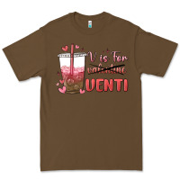 Cacao v is for valentine venti Premium Tee - MaliasSmallBusiness
