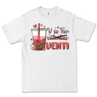 White v is for valentine venti Premium Tee - MaliasSmallBusiness