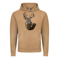 Vintage Camel white tailed buck deer head Vintage Hoodie - LillyAllenDesigns