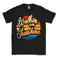 Black Walking on Sunshine Classic Tee - JahusDesignShop