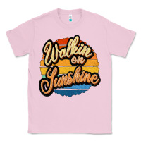 Bubblegum Pink Walking on Sunshine Classic Tee - JahusDesignShop