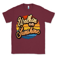 Burgundy Walking on Sunshine Classic Tee - JahusDesignShop