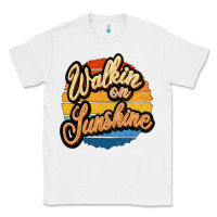 White Walking on Sunshine Classic Tee - JahusDesignShop