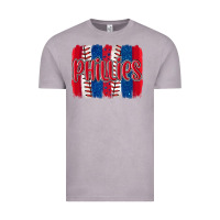 Phillies Baseball Team Spirit Brushstrokes Vintage Tee | Teevron