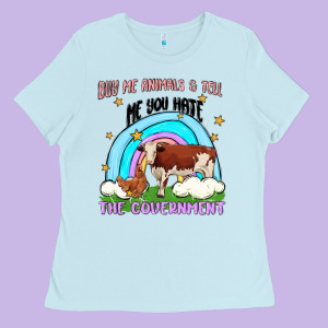 Buy Me Animals Malia Ladies Tee Designed By Maliassmallbusiness