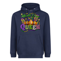 Navy mardi gras queen Heavyweight Hoodie - FaDigitalArtStudio