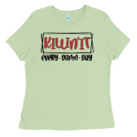 Matcha killin it every damn day Ladies Tee - MaliasSmallBusiness
