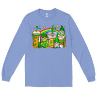 Colony Blue st patricks day gnomes coffee cups Long Sleeve Tee - Jasminsmagicworld