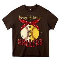 Busy Raising Ballers Malia Heavy Core Tee | Teevron