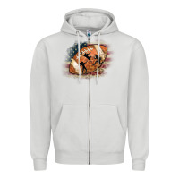 American Football Flag Players Zipper Hoodie | Teevron