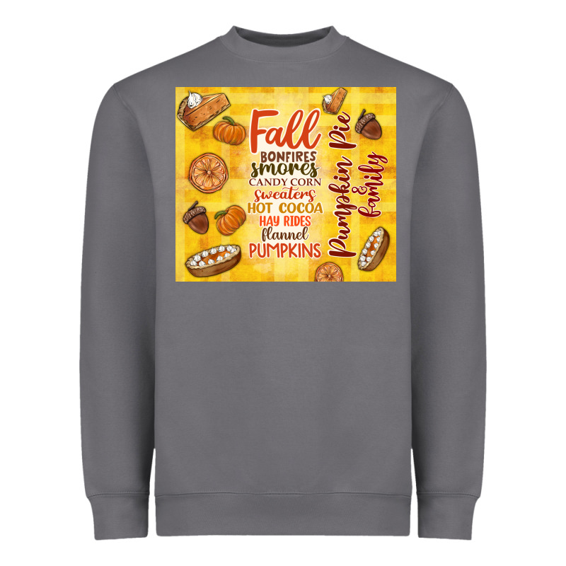 Pumpkin Pie And Family Heavyweight Sweatshirt by TumblerDesignByShophia | Teevron