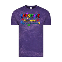 Cloud Purple embrace differences Vintage Tee - Artiststas