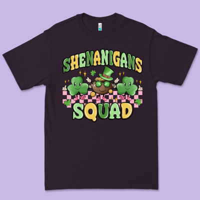 Shenanigans Squad Premium Tee Designed By Maliassmallbusiness
