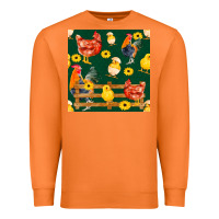 Carrot farm life seamless pattern Premium Sweatshirt - FaDigitalArtStudio