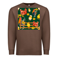 Chestnut farm life seamless pattern Premium Sweatshirt - FaDigitalArtStudio