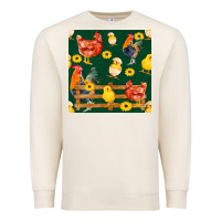 Sandshell farm life seamless pattern Premium Sweatshirt - FaDigitalArtStudio