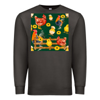 Smoke farm life seamless pattern Premium Sweatshirt - FaDigitalArtStudio