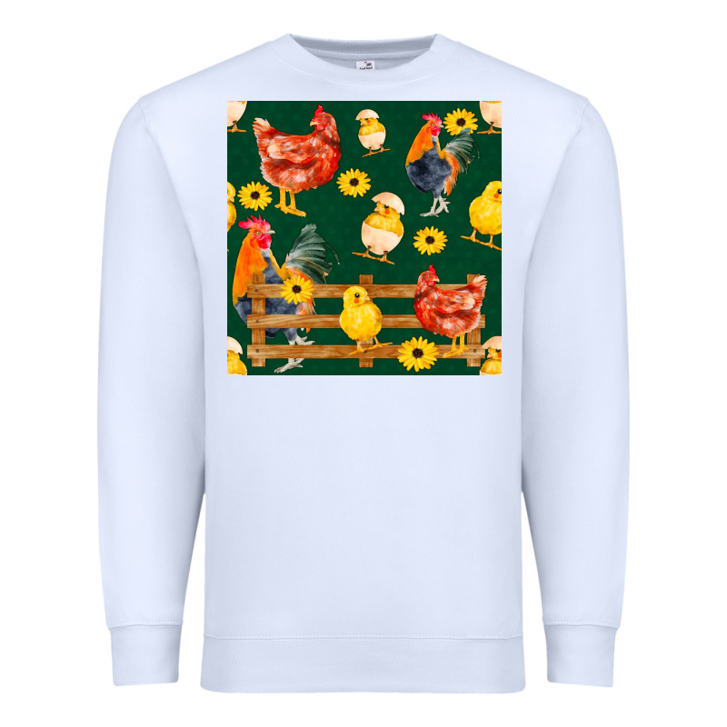 Farm Life Seamless Pattern Premium Sweatshirt by FaDigitalArtStudio | Teevron