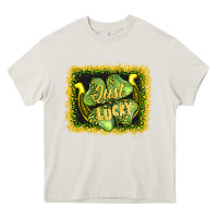 Cream just lucky Heavy Core Tee - AdoDesignShop