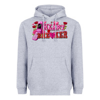 Heather Grey heart breaker Heavyweight Hoodie - FaDigitalArtStudio