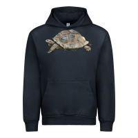 Navy Tortoise Illustrations Urban Hoodie - LillyAllenDesigns