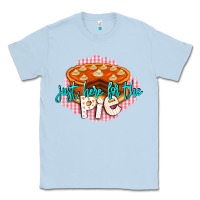 Dusty Blue Just Here For The Pie Classic Tee - LillyAllenDesigns