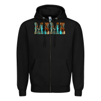 Black Mama Turquoise Tooled Zipper Hoodie - CowCowDesign