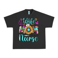 Pigment Black wife mom nurse Urban Heavy Tee - JahusDesignShop