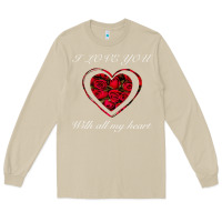Mushroom I love you with all my heart Long Sleeve Tee - Bettercallsaul