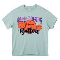 Arona busy raising ballers Heavy Core Tee - MaliasSmallBusiness