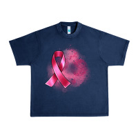 Navy breast cancer custom name Urban Heavy Tee - Artiststas
