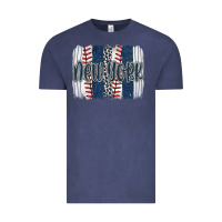 Vintage Denim new york baseball team spirit brushstrokes Vintage Tee - Artiststas