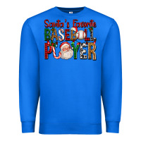 True Royal santa's favorite baseball player for christmas Premium Sweatshirt - FaDigitalArtStudio