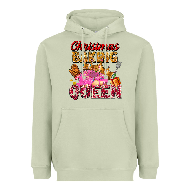 Christmas Baking Queen Heavyweight Hoodie by FaDigitalArtStudio | Teevron