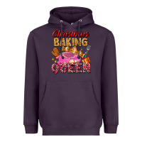 Plum christmas baking queen Heavyweight Hoodie - FaDigitalArtStudio
