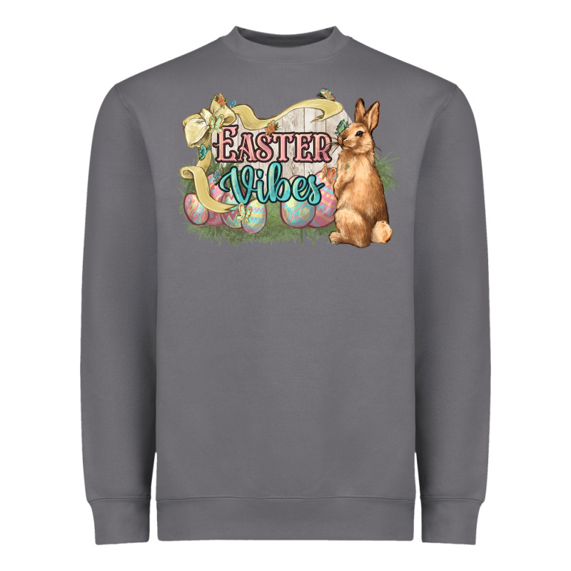 Easter Vibes Easter Day Heavyweight Sweatshirt by HowdyJamesFarm | Teevron
