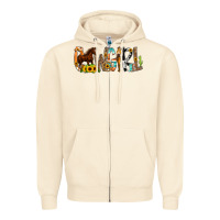 Sandshell Cowgirl Horse Min Zipper Hoodie - CowCowDesign