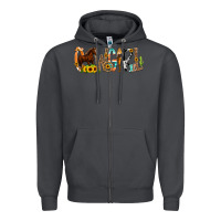 Smoke Cowgirl Horse Min Zipper Hoodie - CowCowDesign