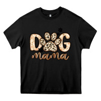 Black dog mama Heavy Core Tee - MaliasSmallBusiness