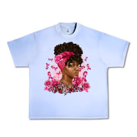 Grape Ice breast cancer afro woman Urban Heavy Tee - Artiststas