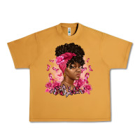 Peanut Butter breast cancer afro woman Urban Heavy Tee - Artiststas
