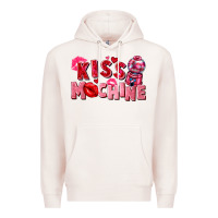 Pale Pink Kiss machine Valentine's Day Premium Hoodie - FaDigitalArtStudio