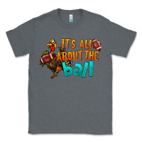 Charcoal Heather It's All About The Ball Classic Tee - LillyAllenDesigns