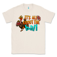 Natural It's All About The Ball Classic Tee - LillyAllenDesigns