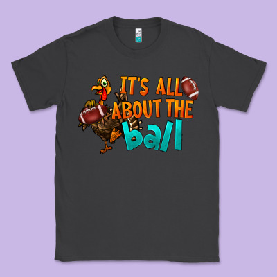 It's All About The Ball Classic Tee Designed By Lillyallendesigns
