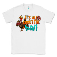White It's All About The Ball Classic Tee - LillyAllenDesigns