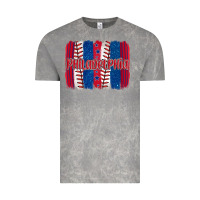 Cloud Rock philadelphia baseball team spirit brushstrokes Vintage Tee - Artiststas